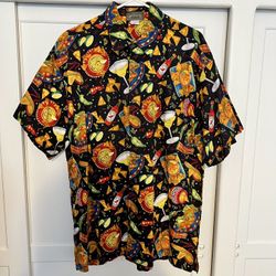 Hawaiian Shirt Size XL High Seas Trading Co. Margaritas & Nachos