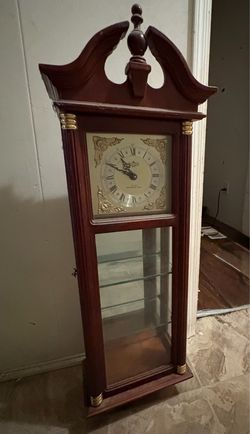 Working Vintage by 1997 D&A Quartz Curio Cabinet Wall Clock