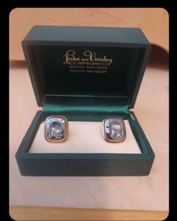 Spartan cufflinks 12kt gold