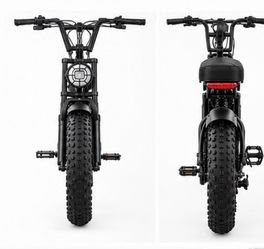 Black Fat Tire Electric Bike