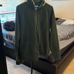 Colombia Forest Green Fleece Jacet