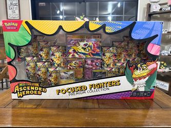 Pokémon Mega Evolution Ascended Heroes Focused Fighters Premium Collection