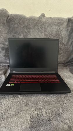 Black Msi Gaming Laptop,  model MS-16R5 15.6