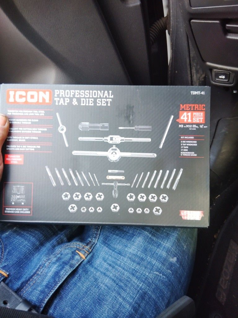 Icon Tap And Die Brand New Unopened 