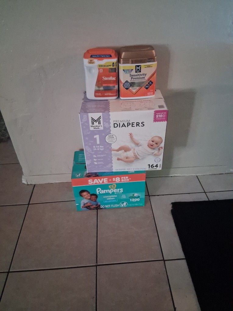 Formula, Diapers,  And Wipes! 