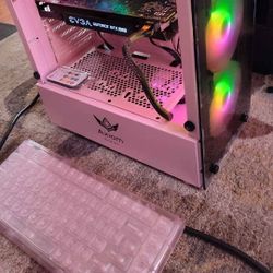 Case Pink ATX gaming 
Motherboard Asus b85 gaming 
CPU Intel core I5 3470 3.2 GHz 4 core 4 threads 
GPU GeForce GTX 1060 6gb
Ram 16gb DDr3 gaming
Stor