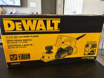 DEWALT Hand Planer Eletric 3.25-in  NEW IN BOX