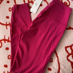 Pink leggings size M