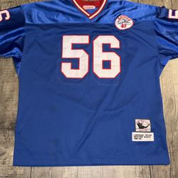Authentic Lawrence Taylor Mitchell & Ness NY Giants Throwback Size 56 (3x) jersey