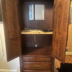 Perfectly Fine Armoire and TV Stand 