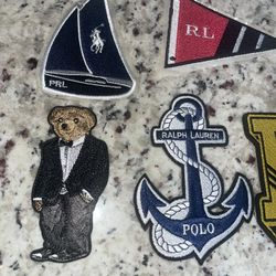 POLO RALPH LAUREN JACKET PATCHES SET 5x