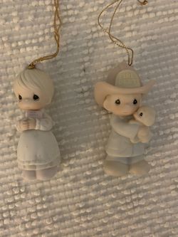 Precious Moments ornaments