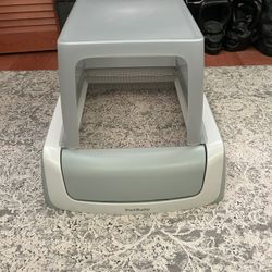 PetSafe ScoopFree Crystal Pro Self Cleaning Cat Litter Box + Stainless Steel Reusable Litter Tray