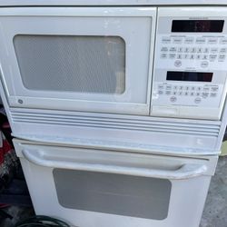 Used Ge Wall Oven Microwave Combo