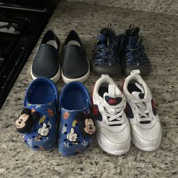 Toddler Boy Shoes, Crocs Keens, Nikes 7c, 7.5c, 8c
