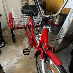 3 Wheel Adult Bicycle 