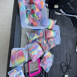 Crochet weaving type items brand new everything for $20