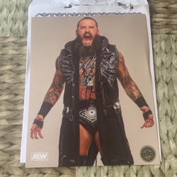 AEW Signed Brody King Poster