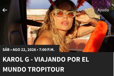 Karol G ticket