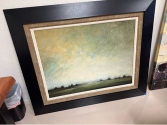 Art Work painting in frame landscape
