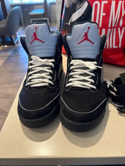 Black metallic fives