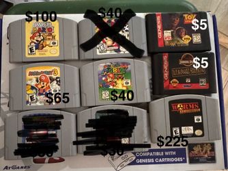 Nintendo N64/ Sega Genesis Games