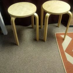 Brand new Awesome retro Stackable Stools set of Two 60 Or30each Durable High quality