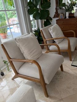 Pair of Mid-Century Modern Accent Chairs