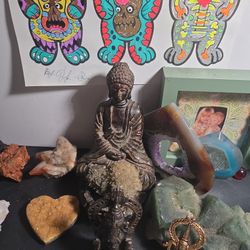 Buddah Candel Holder/ Tea Light Candel 