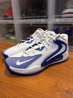 Nike Air Zoom HyperSet 2 White Game Royal FQ7070-108 Volleyball Shoe Sz 12M NWOB