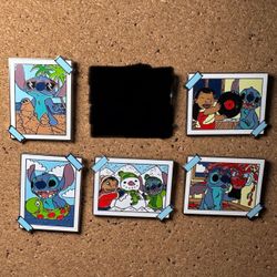 Disney 2024 Stitch Mystery Box - Lilo and Stitch Photograph Pin Bundle Lot
