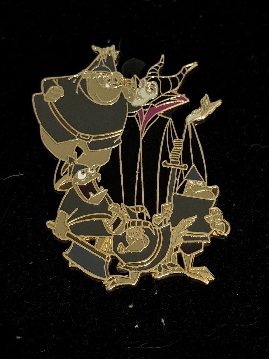 Disney Pin - Auctions - Maleficent and Goons Sleeping Beauty 25821 LE 500 *READ*