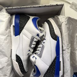 (7Y) Jordan 3 Racer Blue