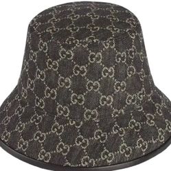 🖤 GUCCI Monogram Bucket Hat  Authentic Designer Statement Piece