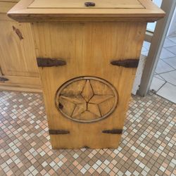 Rustic Trash Can $169
