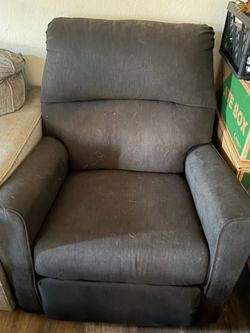 Dark Gray Manual Recliner