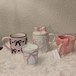 4! New Viral Pink Bow and Mug Bundle !