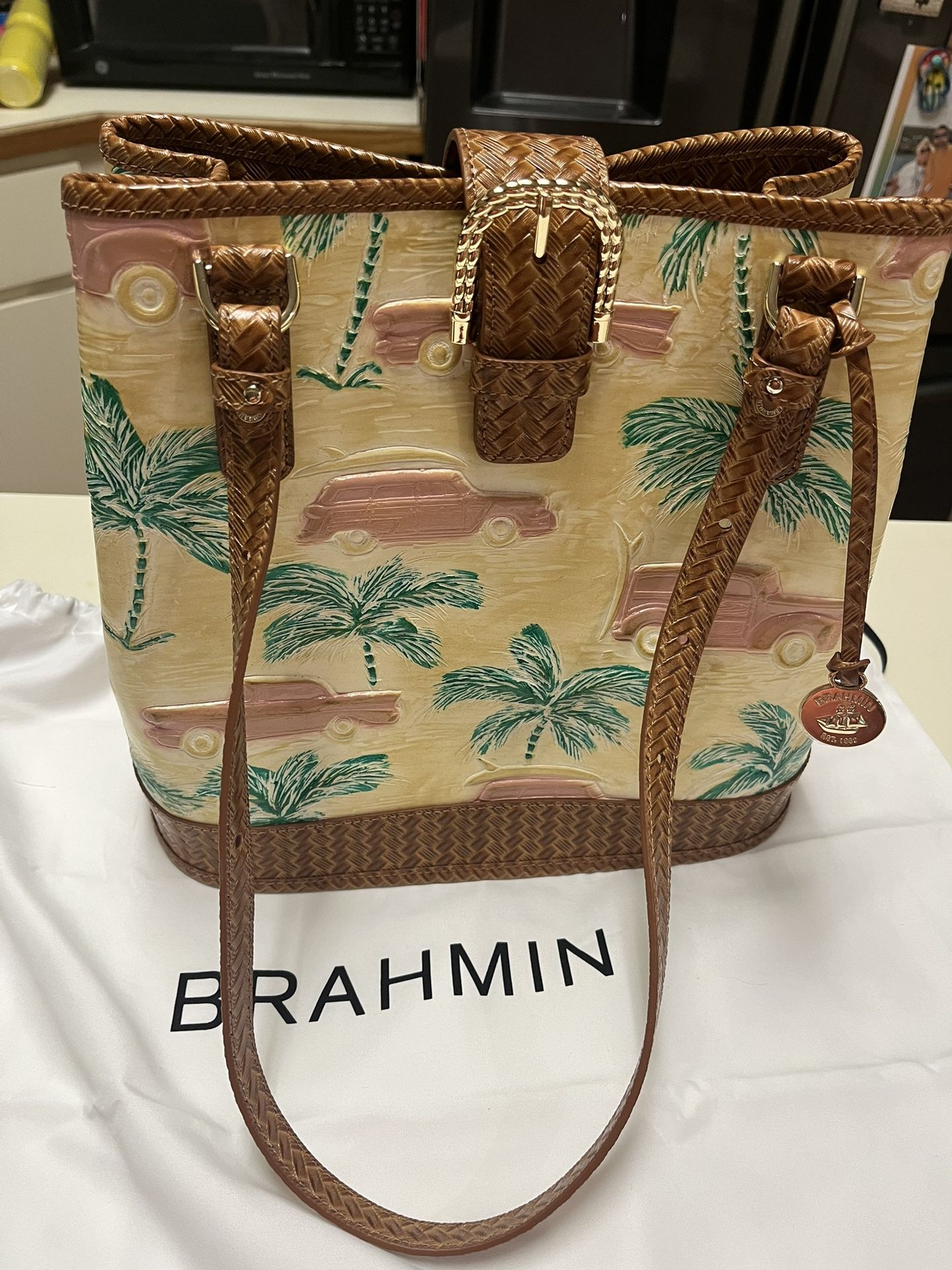 Brahmin Purse Copa Cabana Cars Brand NEW