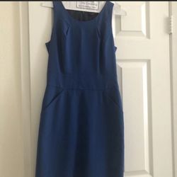 Blue Dress With Pockets