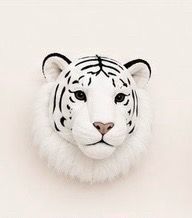 Set of 3 Plush Wall Mount Animal Heads