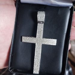 Silver Diamond Cross From Dazzling Rock 3 Inches 9 Grams 2 Cttw Diamond Wight Original Price 850 Plus Tax Asking 650 Obo Please Look Up On Website 