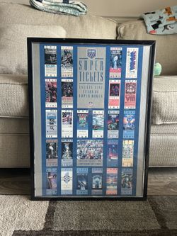 Twenty-Five Years of Super Bowls Poster NFL Football