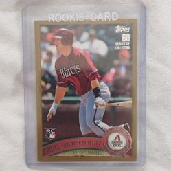 2011 Topps Updated Series GOLD RC Paul Goldschmidt Rookie Card SP #1741/2011