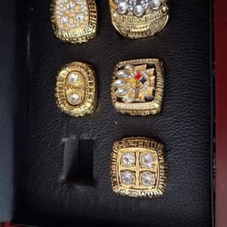 Pittsburgh Steelers Replica Superbowl Rings Size 10 . 2,3,4,5,6