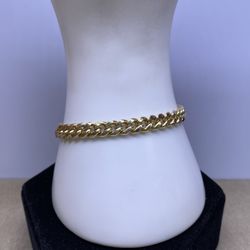 14K  Curb Bracelet 