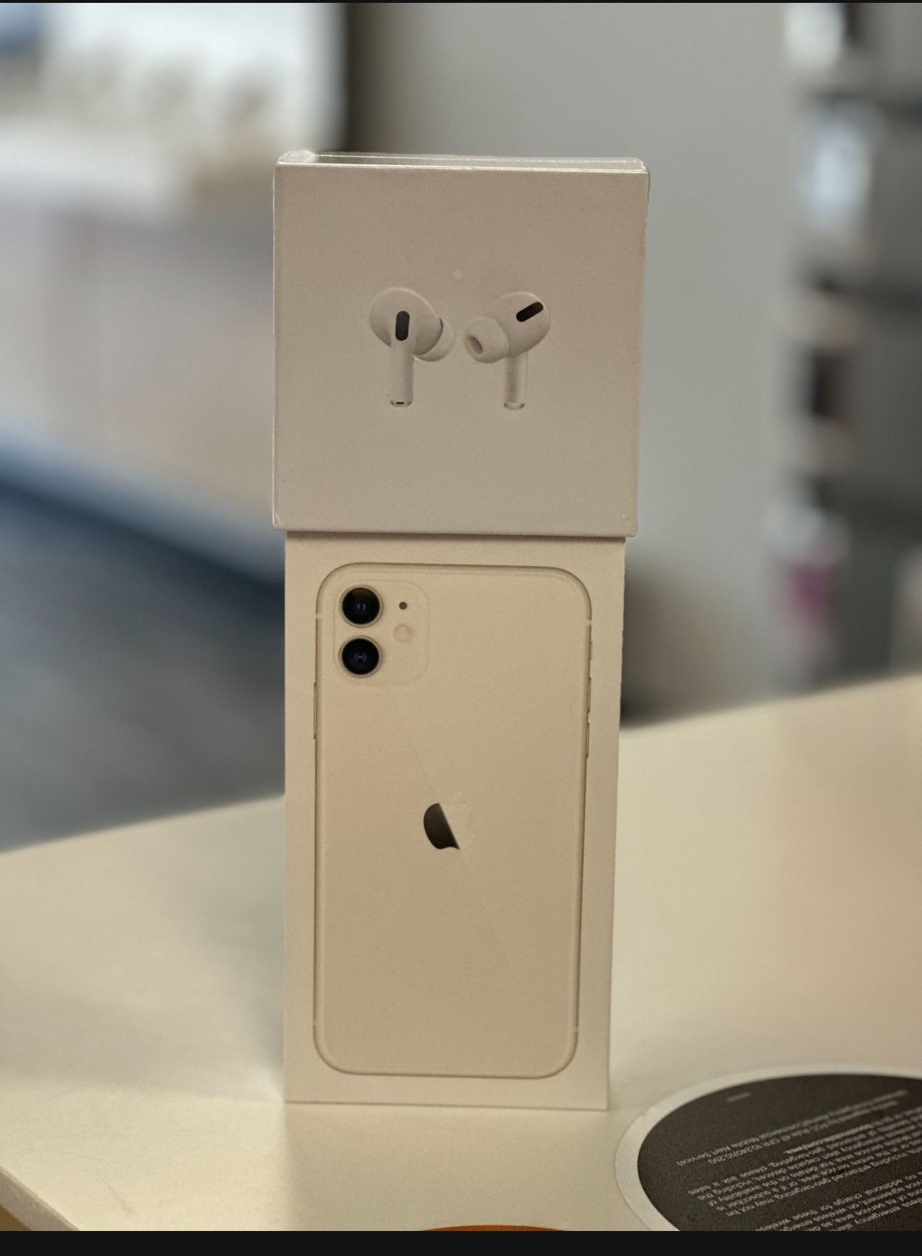 Iphone11 brand new sealed pack with airpod