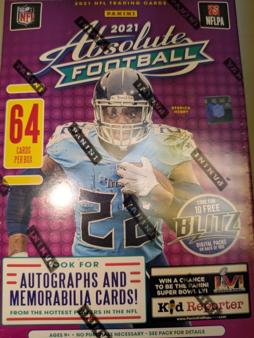 2021 Panini Absolute NFL Football New Factory Sealed Blaster Box Kaboom?