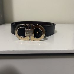 Ferragamo Gold Belt 