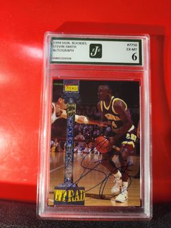 Vintage 1994 SIGNATURE RC AUTO Basketball Card LXXV STEVIN SMITH Sun Devils EJE 6