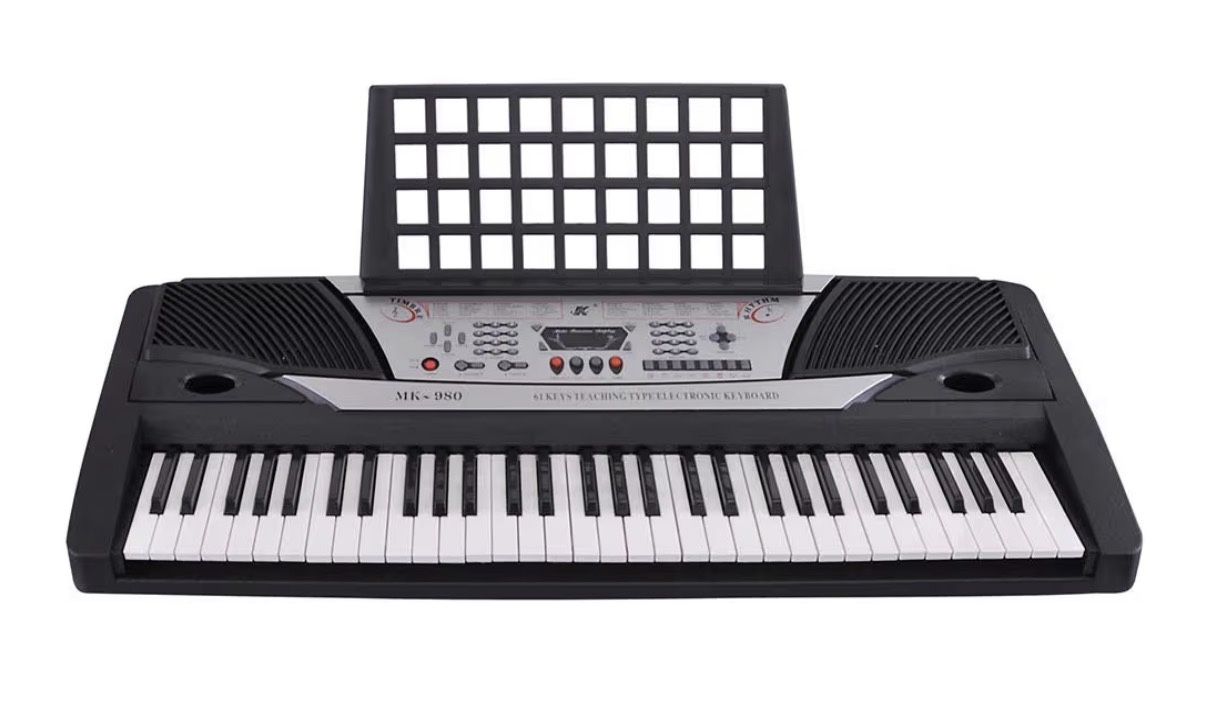 5W Portable Electronic Keyboard Instrument Piano 61 Keys LED Display Intelligent Teaching 37-1/2" x 14" x 5" US Delivery